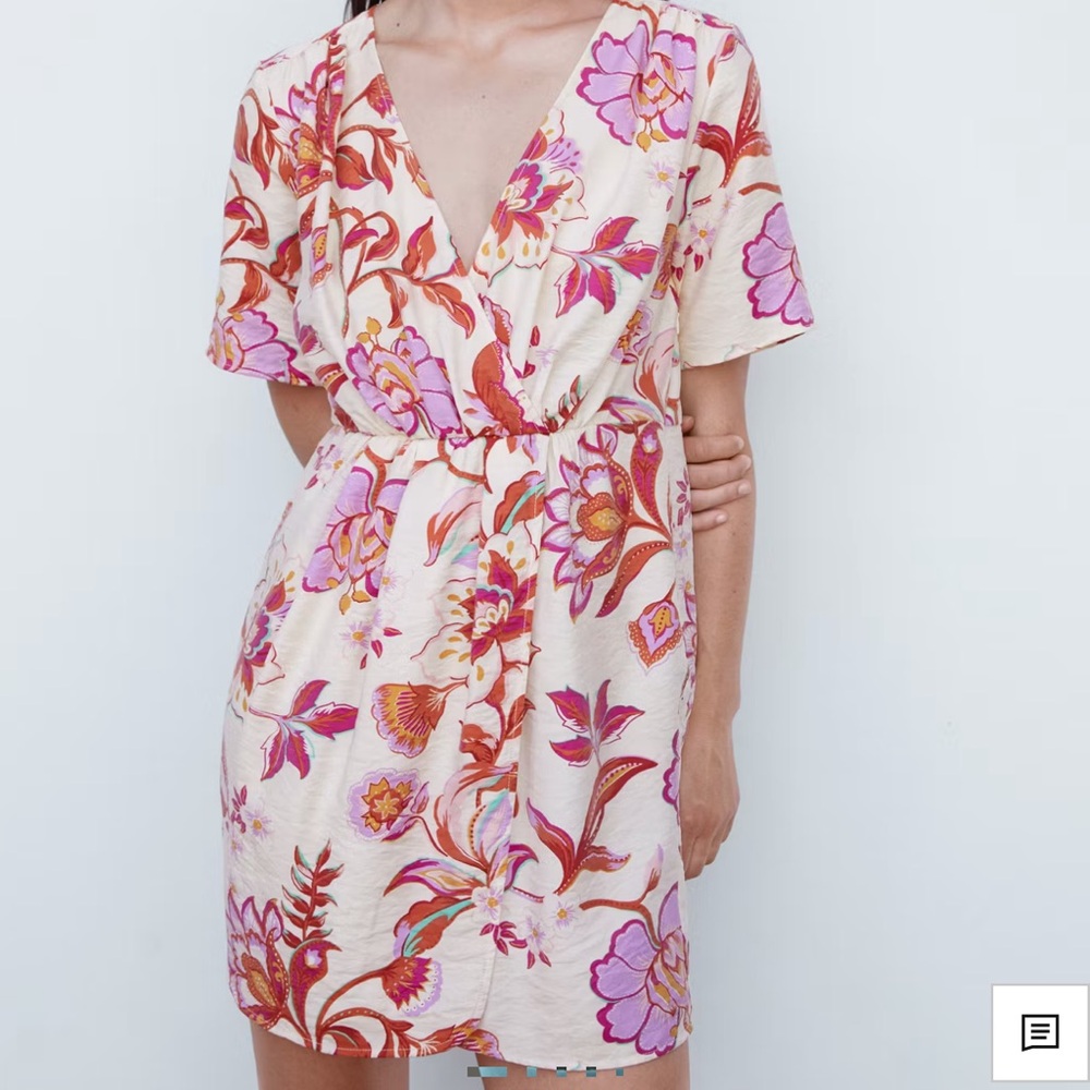 Mango boho resort vacation dress size 10